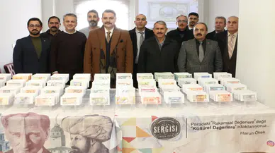 Yunak'ta "Cumhuriyetin Banknotları" sergisi açıldı