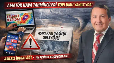 Konya'da uzmanından uyarı! "Amatör hava tahmincileri toplumu yanıltıyor"
