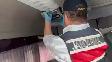 Servis aracında uyuşturucu bulundu