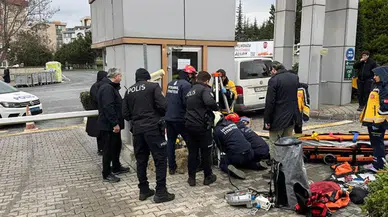 Rögara düşen işçiyi itfaiye kurtardı