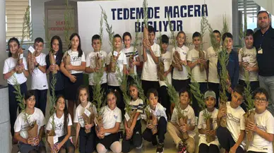 Tedem’li Öğrenciler Yeşil Vatan Projesine Destek Verdi
