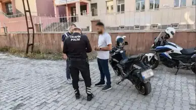 Gürültü yapan motosikletliye 17 bin 719 TL ceza kesildi!