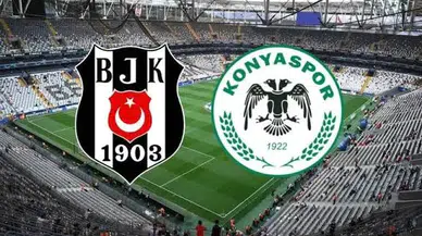 Beşiktaş-Konyaspor maçında ilk 11'ler belli oldu