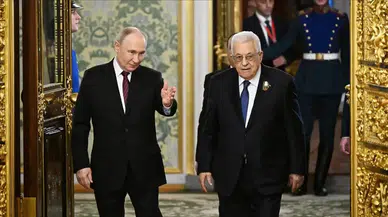 Rusya ve Filistin devlet başkanları, Gazze'deki durumu görüştü