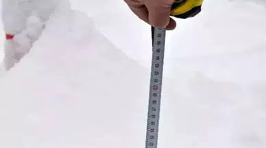 Konya'nın o ilçesinde kar kalınlığı yarım metreye ulaştı!