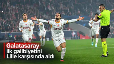 Galatasaray ilk galibiyetini Lille karşısında aldı