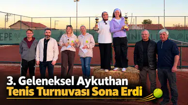 3. Geleneksel Aykuthan Tenis turnuvası sona erdi