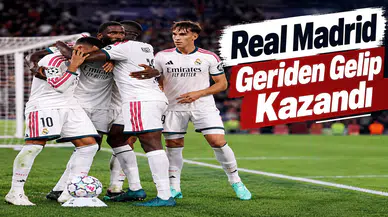 Real Madrid geriden gelip kazandı