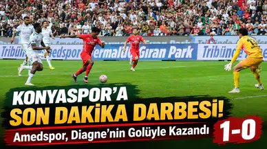 Konyaspor’a Son Dakika Darbesi! Amedspor, Diagne’nin Golüyle Kazandı: 1-0