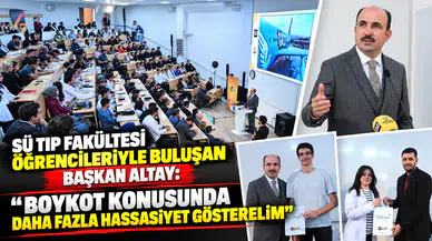 Başkan Altay, Selçuk Üniversitesi'nde öğrencilerle buluştu