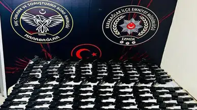 Güvercin kümesinde 124 ruhsatsız tabanca ele geçirildi