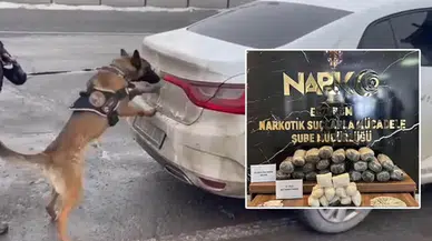 Otomobildeki uyuşturucuyu Hera buldu; 2 şüpheli tutuklandı