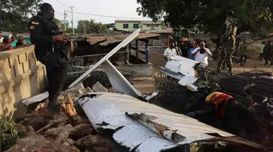 Gana'da küçük uçak düştü: 2 ölü