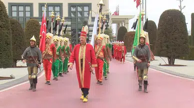 Cumhurbaşkanlığı Külliyesi'nde 'ramazan' korteji