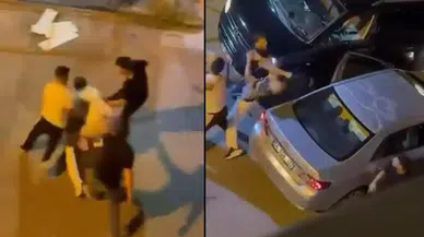 Yol verme kavgasında ortalık karıştı!