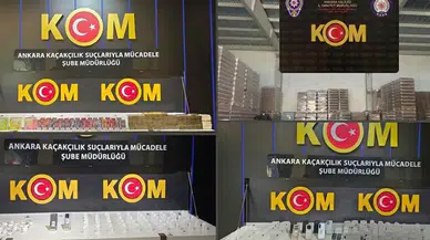 21 milyon lira değerinde kaçak ürün ele geçirildi