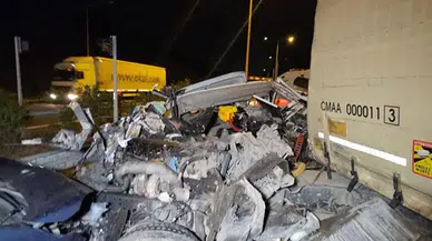 Tünel çıkışında feci kaza! Zincirleme kazada 1 kişi öldü, 7 kişi yaralandı