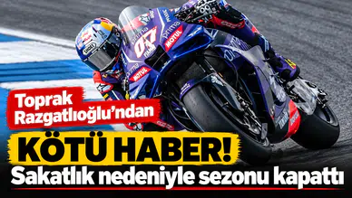 Toprak Razgatlıoğlu’ndan Kötü Haber! Sakatlık Nedeniyle Sezonu Kapattı