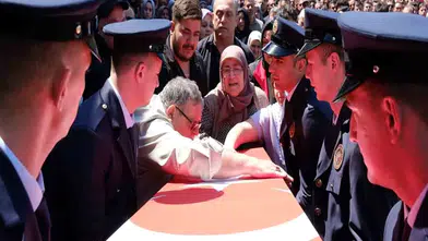Şehit itfaiye eri, son yolculuğuna uğurlandı