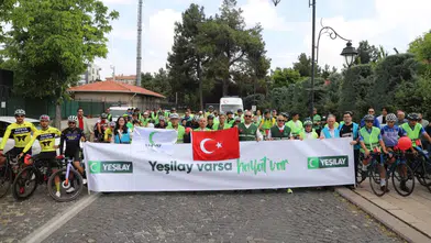 Konya'da geleneksel Yeşilay Bisiklet Turu coşkuyla tamamlandı