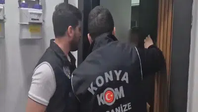 Konya’da eş zamanlı operasyon! 20 şüpheli yakalandı