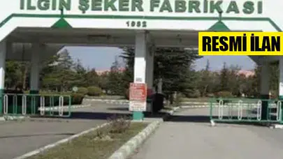 ILGIN ŞEKER FABRİKASI MÜDÜRLÜĞÜ