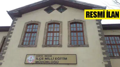 MERAM İLÇE MİLLİ EĞİTİM MÜDÜRLÜĞÜ