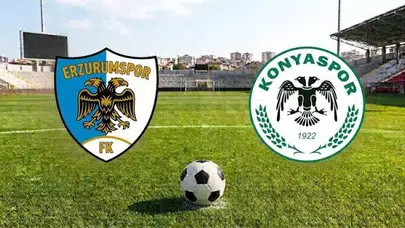 Erzurumspor- Konyaspor mücadelesinde ilk 11'ler belli oldu