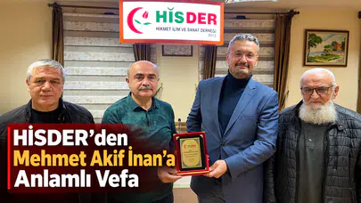 HİSDER’den Mehmet Akif İnan’a Anlamlı Vefa