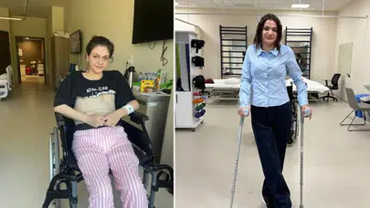 Doktorlar “yürüyemez” demişti! 6. kattan düşen Ceylan ayağa kalktı