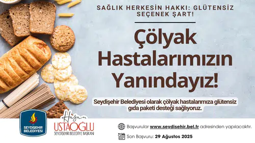Seydişehir Belediyesinden Çölyak Hassasiyeti Olan Vatandaşlara Gıda Paketi Desteği