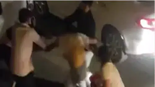 Trafikte yol verme tartışması yumruklu kavgaya dönüştü!