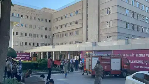 Hacettepe Hastanesi'nde yangın