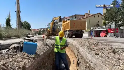 Konya'da su altyapısı güçleniyor: Yenileme çalışmaları başladı!