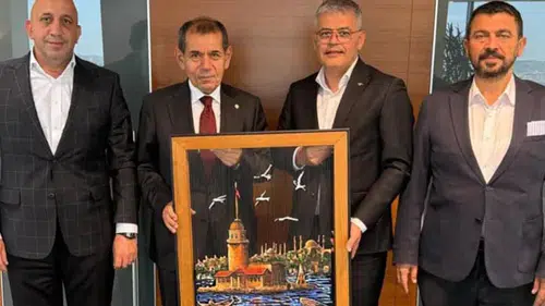Konyaspor Başkanı Atiker'den Dursun Özbek'e ziyaret