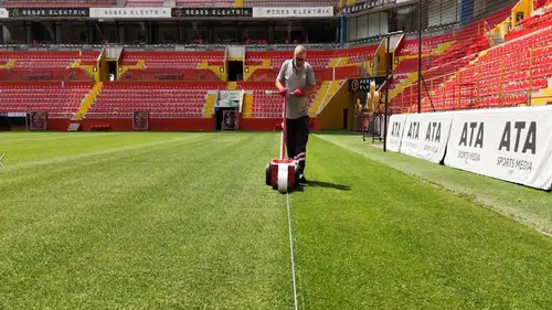 Kayserispor-Galatasaray maçı öncesi stadyumda son hazırlıklar tamamlandı