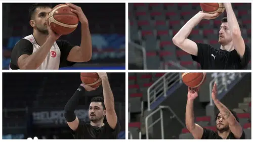 A Milli Erkek Basketbol Takımı, Letonya'da ilk antrenmanını yaptı