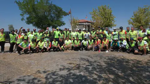 Konya’da pedallar tarih ve kültür için döndü