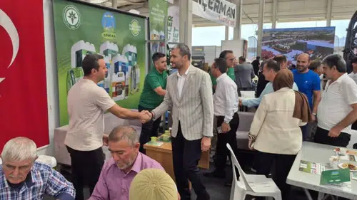 Başkan Apil, Tarım Fuarı’nda hemşehrileriyle buluştu