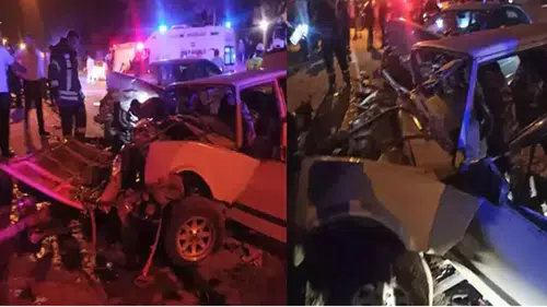 Hatalı sollama kazası