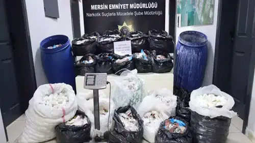 3,5 milyon uyuşturucu hap ele geçirildi