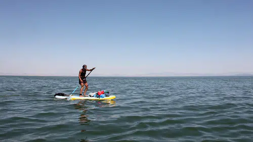 Türkiye'de bir ilk: Beyşehir Gölü SUP ile geçildi!