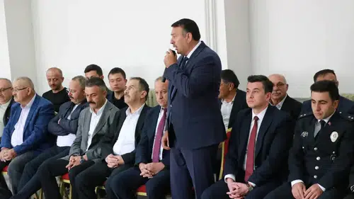 Hadim’de bayramlaşma törenine yoğun katılım