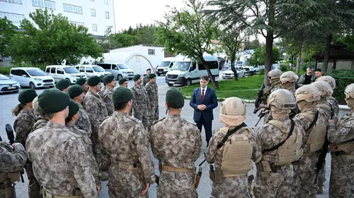 Konya Emniyet Müdürü Koç’tan bayramda anlamlı ziyaret