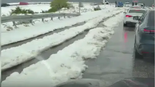 Karaman’da dolu yağışı yaşamı olumsuz etkiledi