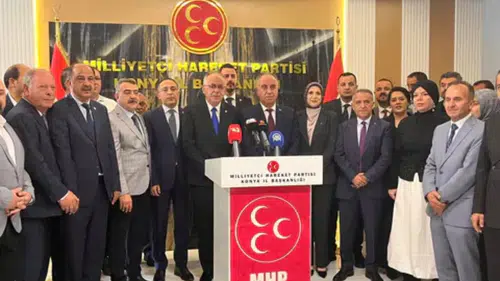 MHP Konya teşkilatı bayramlaşmada tek yürek oldu