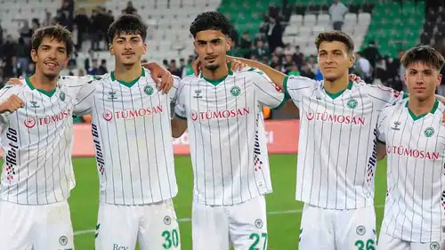 Konyaspor’dan gençlere ve Türk oyunculara tam destek