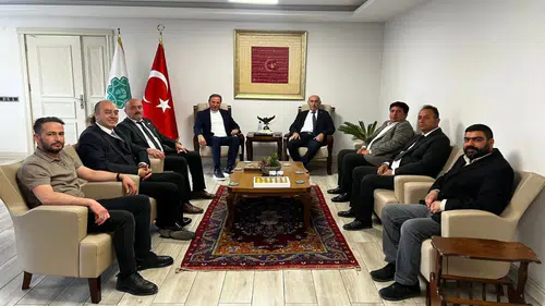 KONİAD yönetiminden Muharrem Karabacak’a hayırlı olsun ziyareti