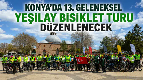 Konya’da 13. Geleneksel Yeşilay Bisiklet Turu düzenlenecek