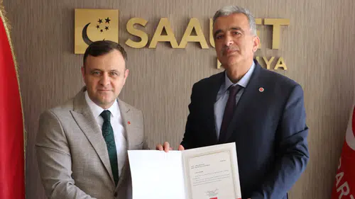 Saadet Partisi Meram İlçe Başkanlığına Latif Işık getirildi